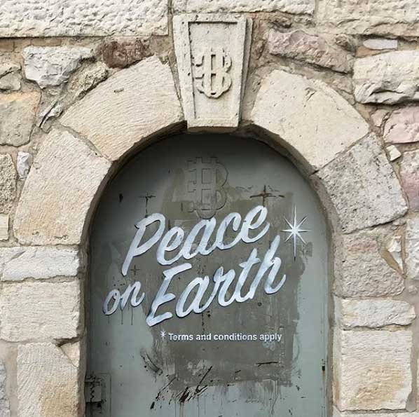 Banksy Bethlehem doorway
