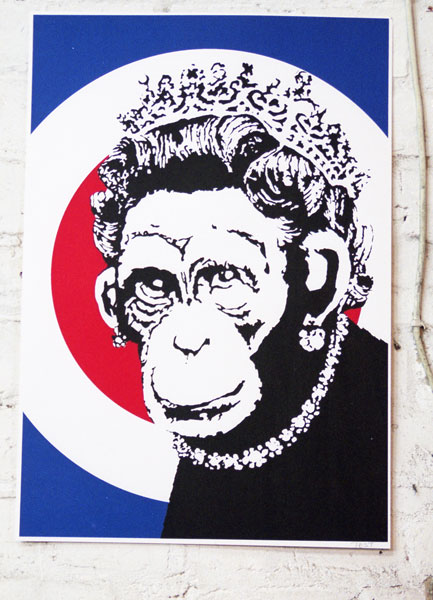 POW Monkey Queen print