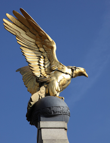 Statues In London. RAF memorial statue, London