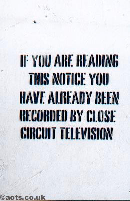 Banksy CCTV notice