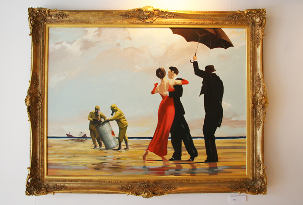 Banksy - Crude Oils modified painting