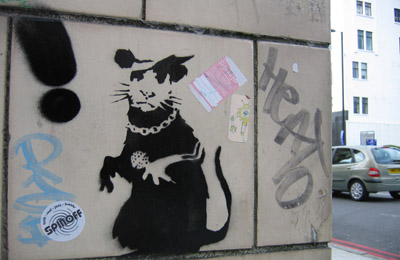 Banksy Moorfields Eye Hospital rat