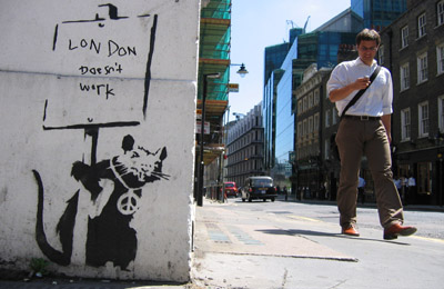 Banksy Rat London doesn't work