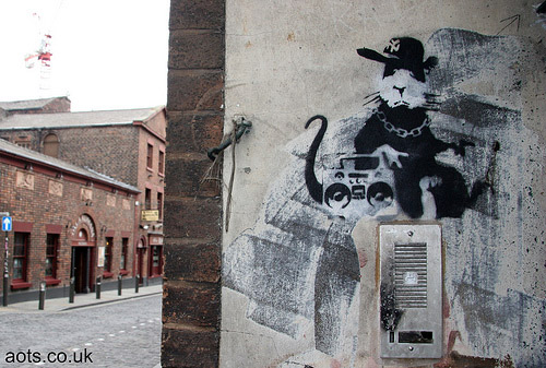 Banksy rat Liverpool