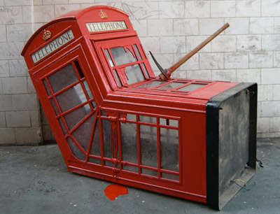Bankys Murdered Phone Booth