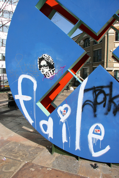 Faile street art in Rivington Street