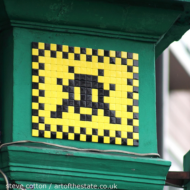 Invader tile art