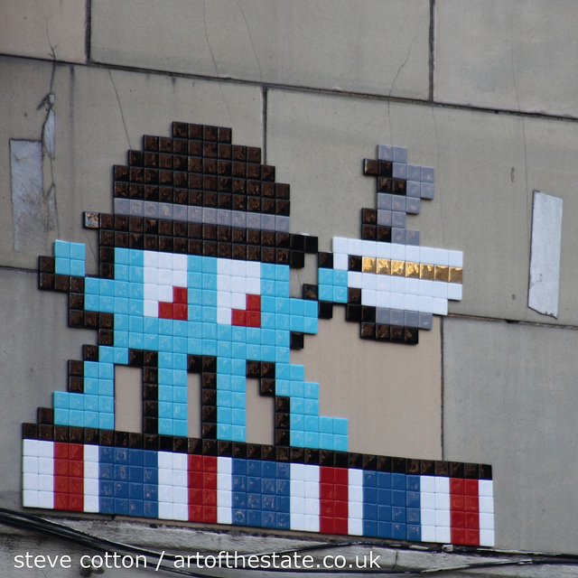 Invader Shoreditch