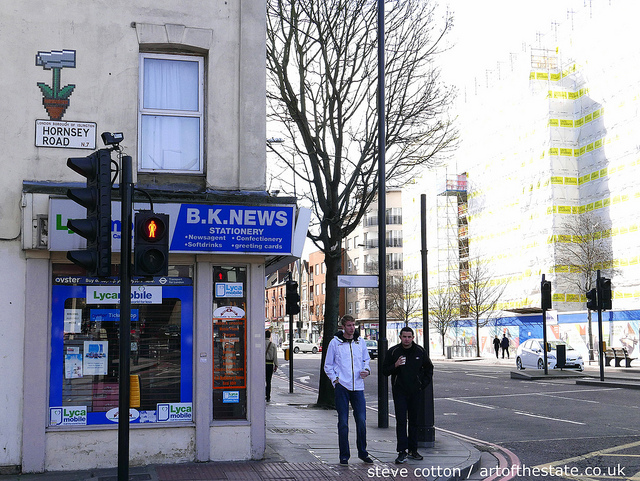 Invader in Hornsey Road