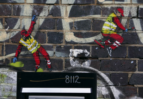 Jaune art, Brick Lane