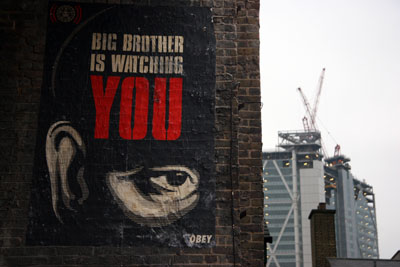 Big Brother Is Watching You - Shepard Fairey