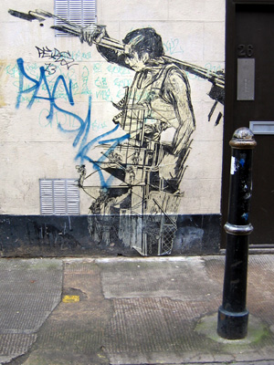 Poster graffiti by Swoon