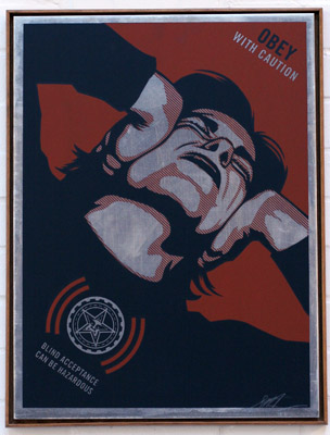 Obey With Caution - Shepard Fairey