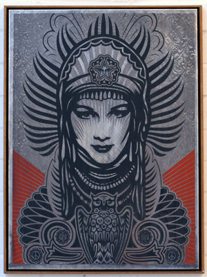 Peace Goddess - Shepard Fairey.