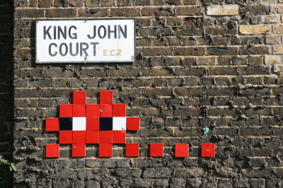 http://www.artofthestate.co.uk/photos/space_invader_st_johns_court.jpg