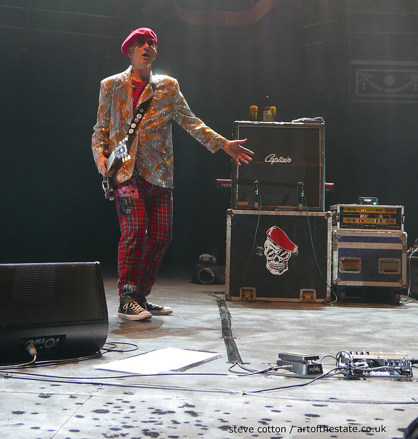 Captain Sensible, guitarist with The Damned