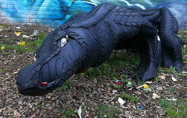Tyre Sculpture