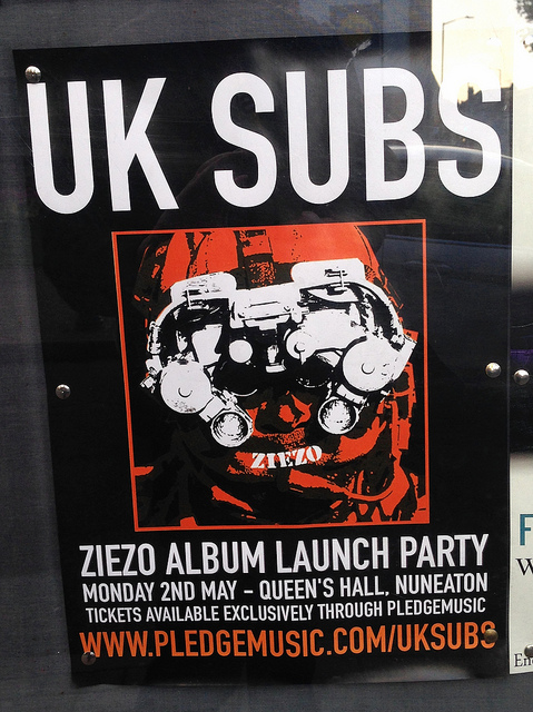 UK SUBS - Nuneaton Ziezo album launch