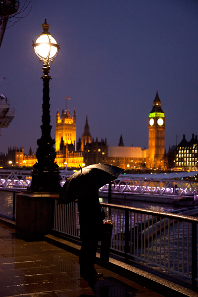 London South Bank at night