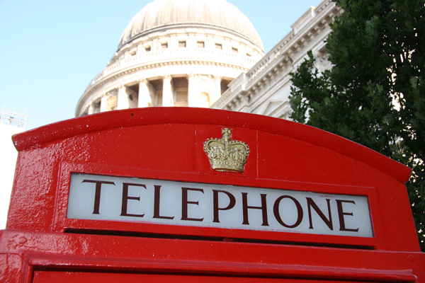 Telephone Box and St Pauls Cathedral