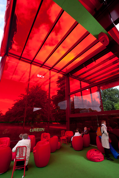 Inside the Serpentine Gallery Pavilion 2010