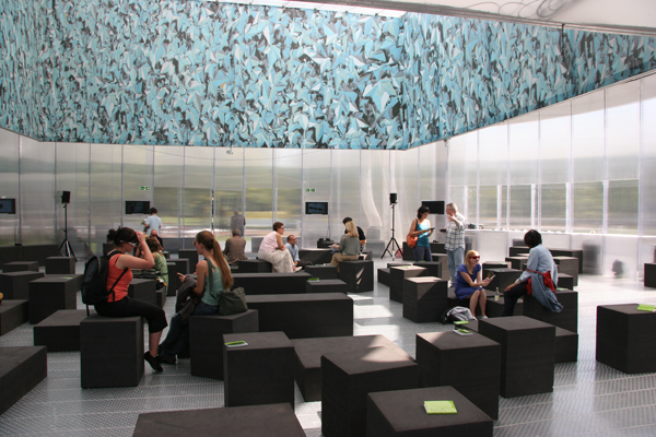 Inside the Serpentine Gallery Pavilion 2006