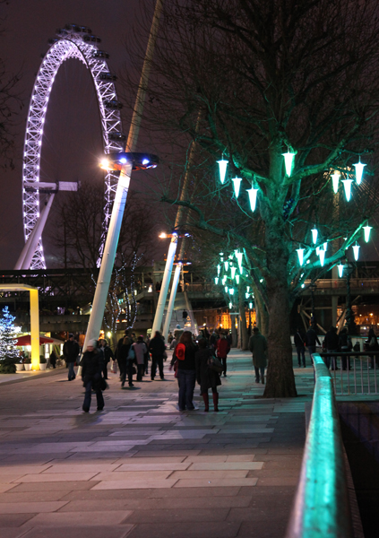 London South BanK Christmas Lights