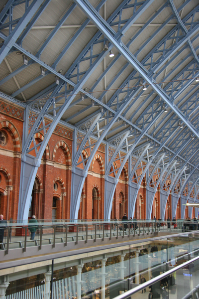 Detail of St Pancras Station roof