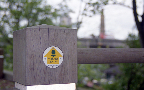 Thames Path sign