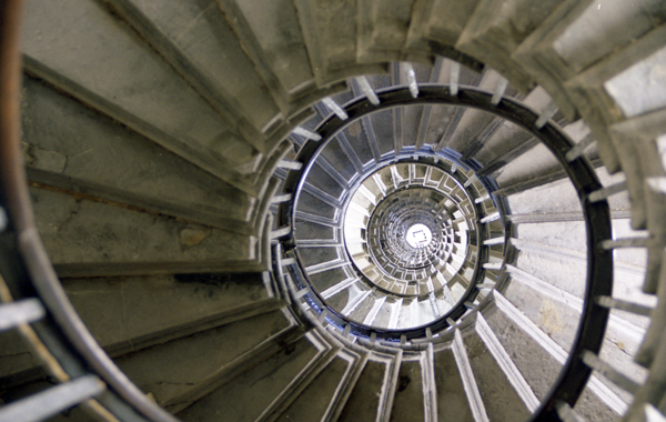 The Monument staircase