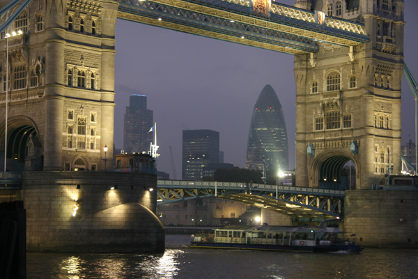 Tower Bridge at dusk