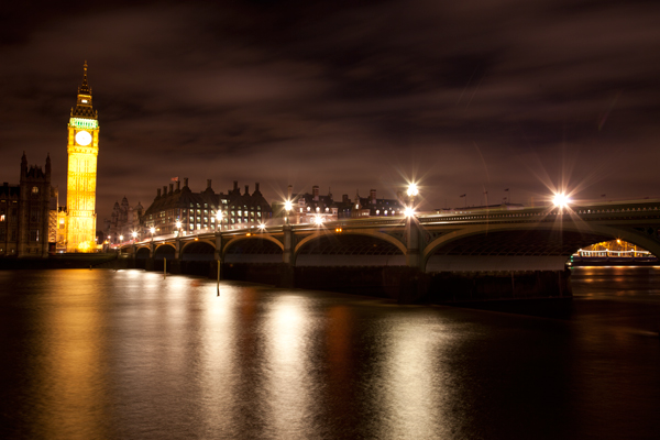 Westminster Bridge at Night
