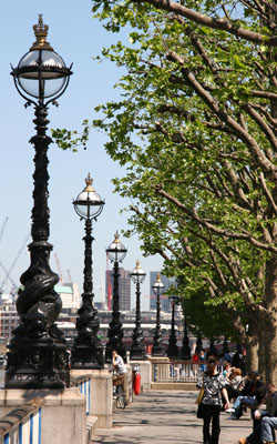 Walk along the South Bank in Spring