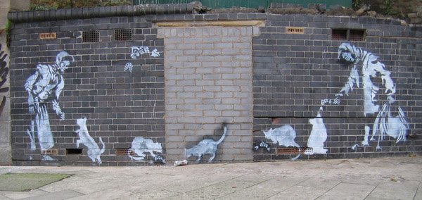 Arofish stencil, Southwark