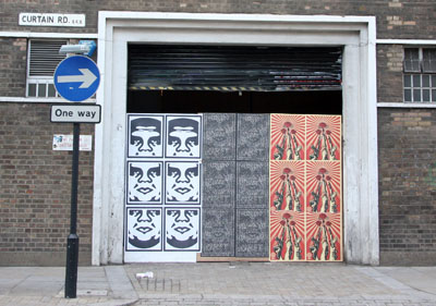 Shepard Fairey, Curtain Road doorway