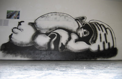 Ariel Sharon graffiti