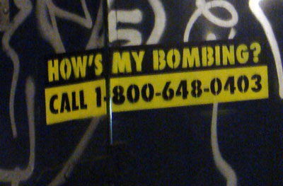 Banksy Barely Legal LA How's My Bombing?