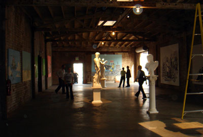 Banksy Barely Legal LA general view