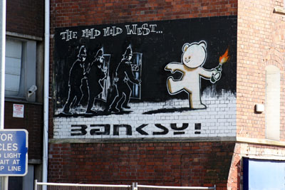 Banksy - The Mild Mild West, Bristol