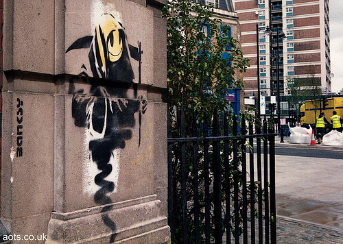 Banksy Reaper Old Street