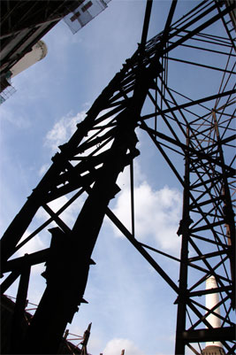 Battersea Power Station silhouette