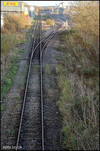 Colnbrook sidings looking towards West Drayton