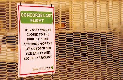 Concordes Last flight, 24th October 2003