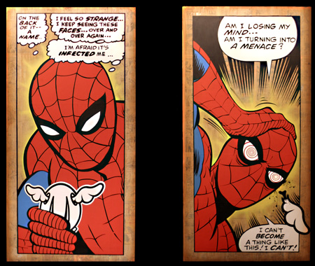Dface Apopcalypse Now Spiderman canvases