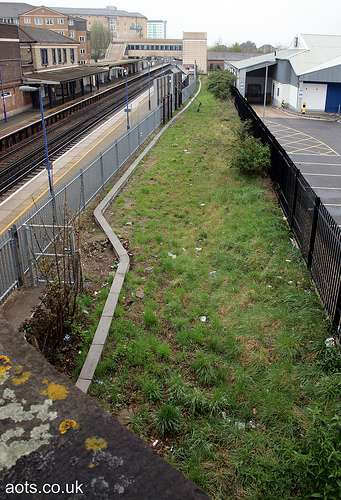 Feltham station siding