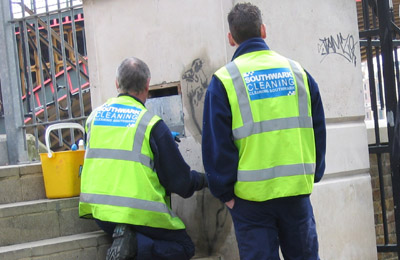 Graffiti cleaning