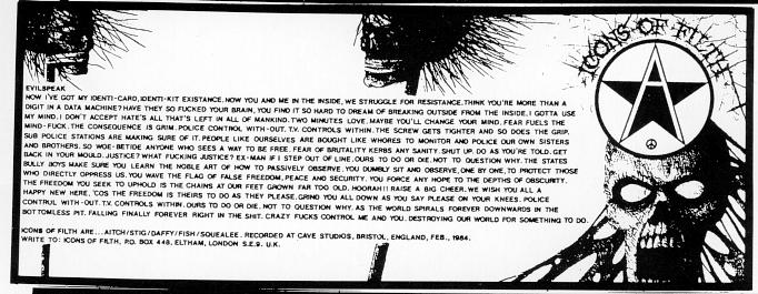 Icons of Filth Maximum rock n roll artwork