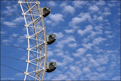 Photo of London Eye, Blue sky