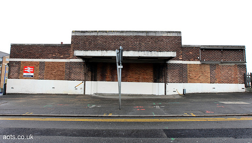 Old Feltham Station entrance