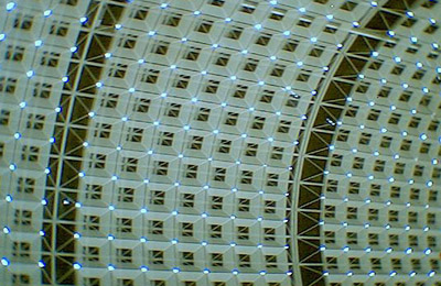 Bentalls Centre Kingston roof at night